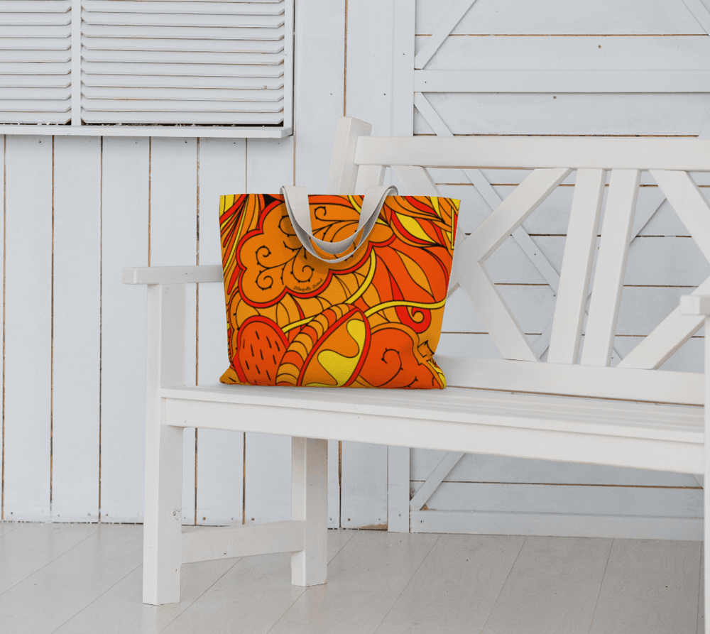 Mandra Canvas Carry All Tote Bag - Blissfully Brand