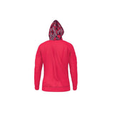 Pena Radical Red Zip Polar Fleece Hoodie - Blissfully Brand