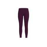 Pena Wine Berry Dark Red LYCRA Mid-Rise Leggings Coordinates Plus Size Gym Workout Yoga Handmade In England