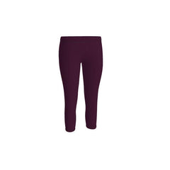 Pena Wine Berry LYCRA® Capri Mid-Rise Leggings - Blissfully Brand