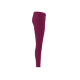 Pena Camelot Red LYCRA® Mid-Rise Leggings - Blissfully Brand