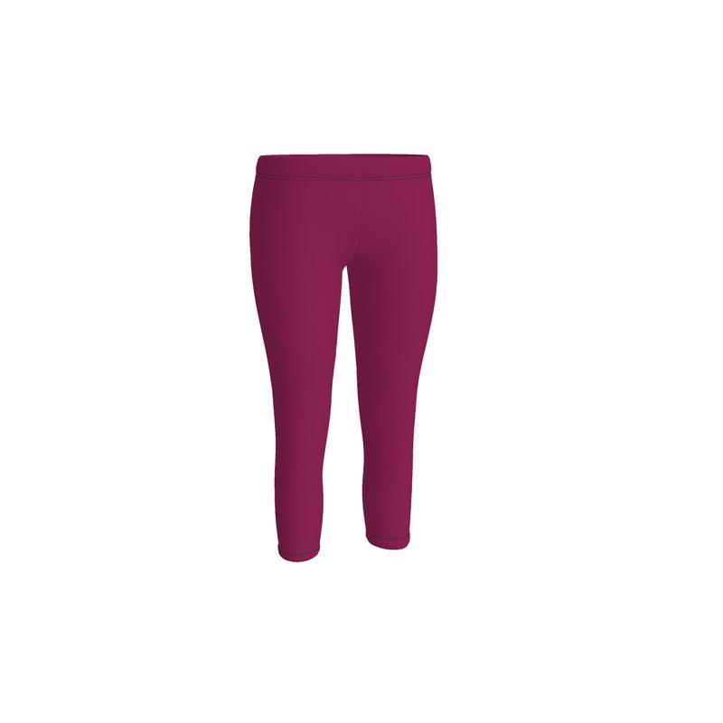 Pena Camelot Red LYCRA® Capri Mid-Rise Leggings - Blissfully Brand