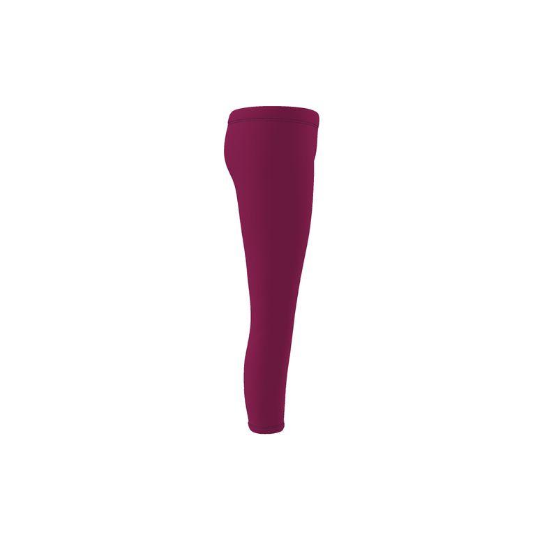 Pena Camelot Red LYCRA® Capri Mid-Rise Leggings - Blissfully Brand