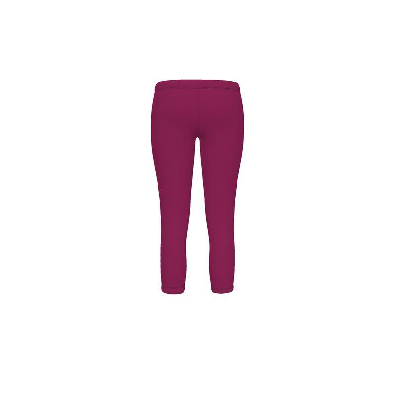 Pena Camelot Red LYCRA® Capri Mid-Rise Leggings - Blissfully Brand