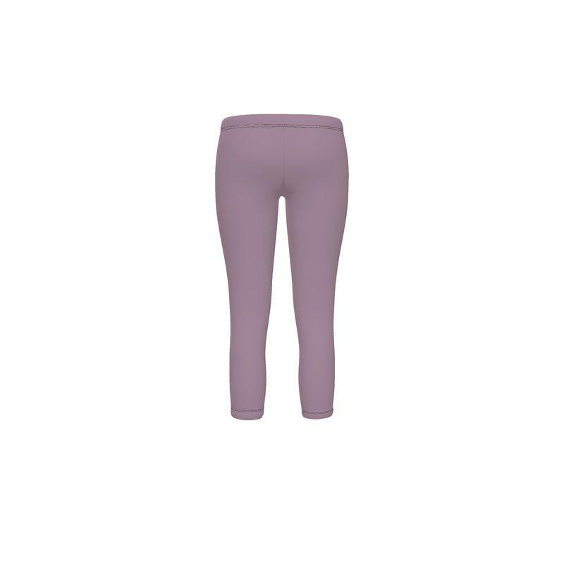 Pena Violet Bouquet LYCRA® Capri Mid-Rise Leggings - Blissfully Brand
