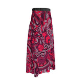Pena Elastic Waist Tie Maxi Skirt - Blissfully Brand
