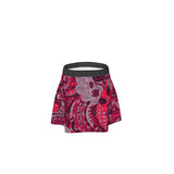 Pena Elastic Waist Tie Mini Skirt - Blissfully Brand