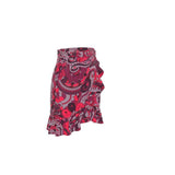 Pena Wrap Mini Flounce Skirt - Blissfully Brand