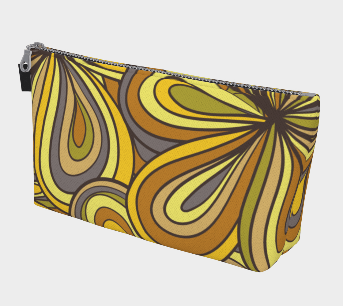 Mimosa Canvas Makeup Bag - Blissfully Brand
