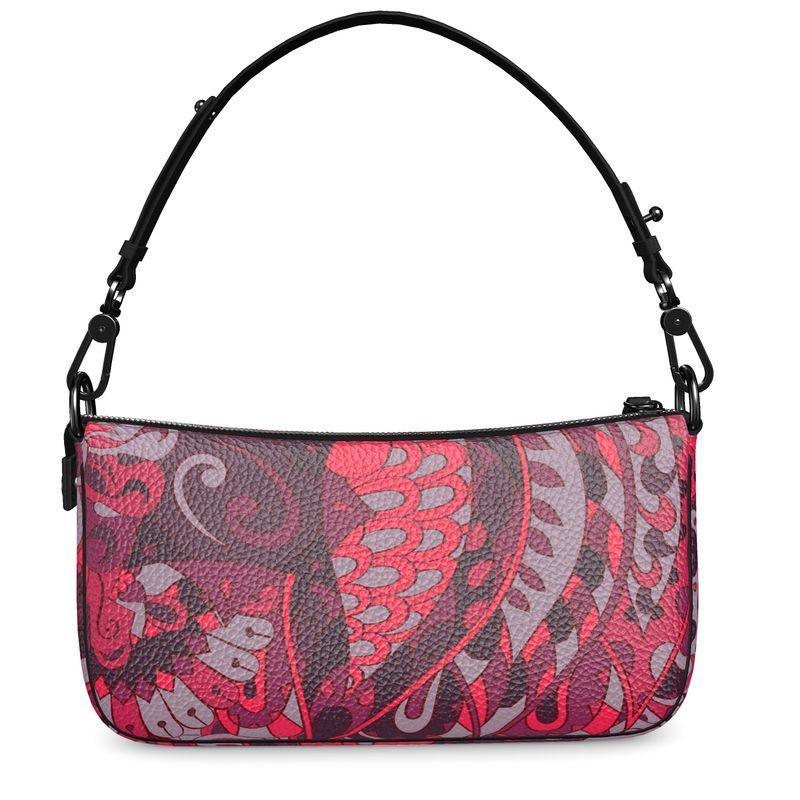 Pena Leather Baguette Bag - Blissfully Brand