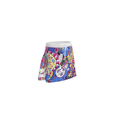 Sechia Elastic Waist Tie Mini Skirt - Blissfully Brand