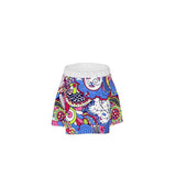Sechia Elastic Waist Tie Mini Skirt - Blissfully Brand