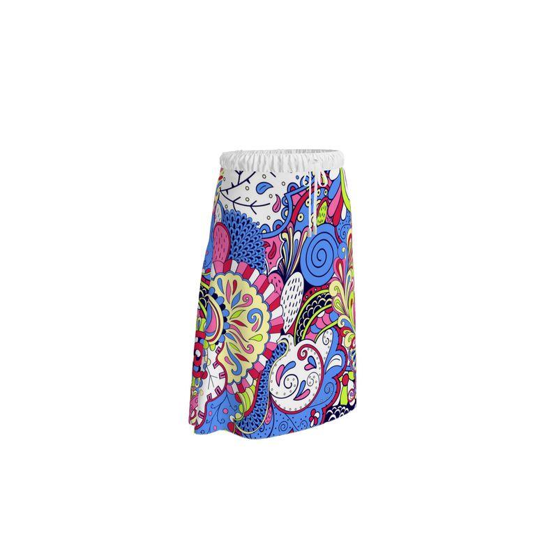 Sechia Elastic Waist Tie Midi Skirt - Blissfully Brand