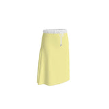 Sechia Drover Yellow Elastic Waist Tie Midi Skirt - Blissfully Brand