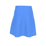 Sechia Cornflower Blue Knee Length Skater Skirt - Blissfully Brand