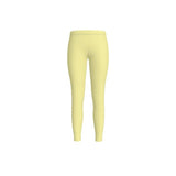 Sechia Yellow LYCRA Mid-Rise Leggings - Spandex Solid Coordinate Workout Gym Casual Activewear Womens 