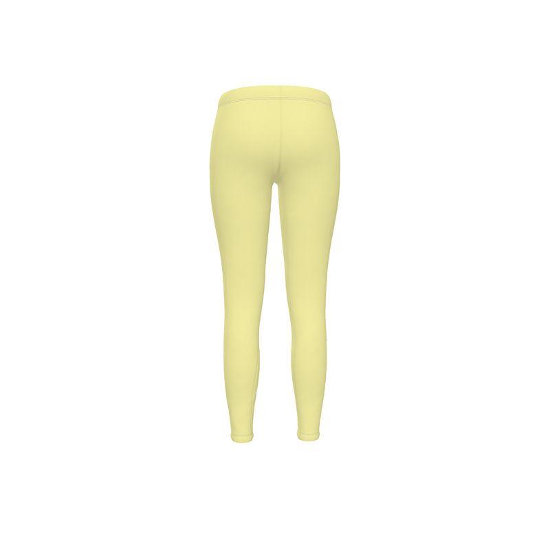 Sechia Drover Yellow LYCRA® Mid-Rise Leggings - Blissfully Brand