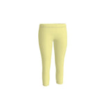 Sechia Drover Yellow LYCRA® Capri Mid-Rise Leggings - Blissfully Brand