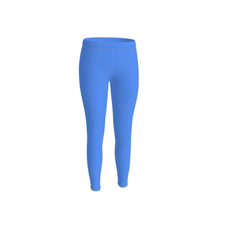 Sechia Cornflower Blue LYCRA® Mid-Rise Leggings - Blissfully Brand