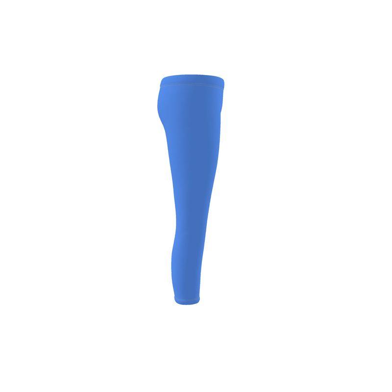 Sechia Cornflower Blue LYCRA® Capri Mid-Rise Leggings - Blissfully Brand