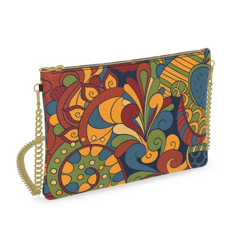 Ebisa Crossbody Leather Chain Bag - Blissfully Brand