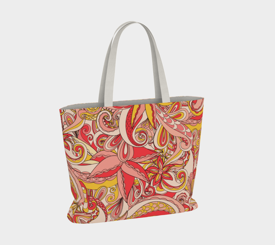 Patty Canvas Carry All Tote Bag - Blissfully Brand