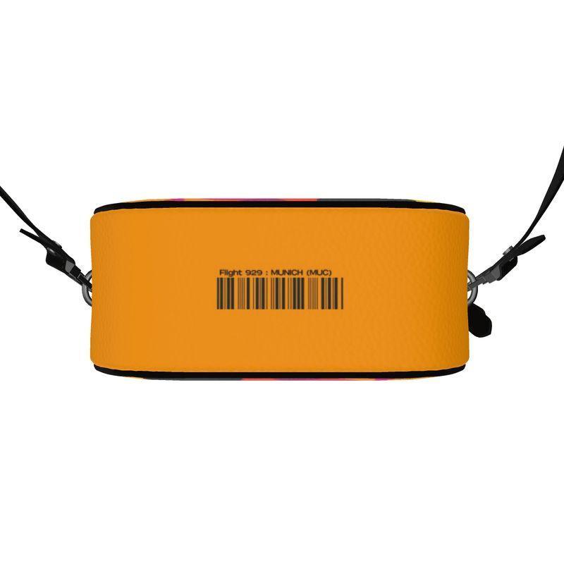 Flight 929 Leather Crossbody Circle Bag - Airline Series - Blissfully Brand