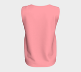 Piki Pink Relaxed Fit Long Tank Top - Blissfully Brand