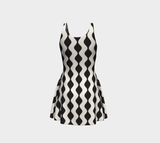 Intermission Flare Dress - Print Design | Available in Sizes (XS,S,M,L,XL) | Blissfully Brand
