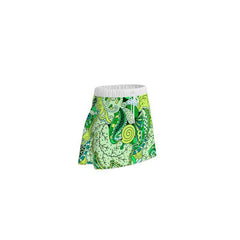 Misa Elastic Waist Tie Mini Skirt - Blissfully Brand