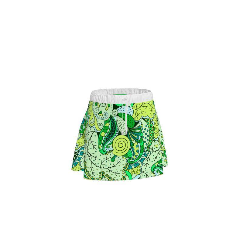 Misa Elastic Waist Tie Mini Skirt - Blissfully Brand