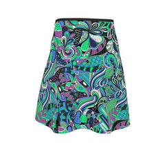 Nela Knee Length Skater Skirt - Blissfully Brand