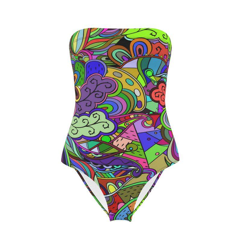 Eranas Strapless Lycra Swimsuit - Blissfully Brand