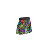 Eranas Elastic Waist Tie Mini Skirt - Blissfully Brand