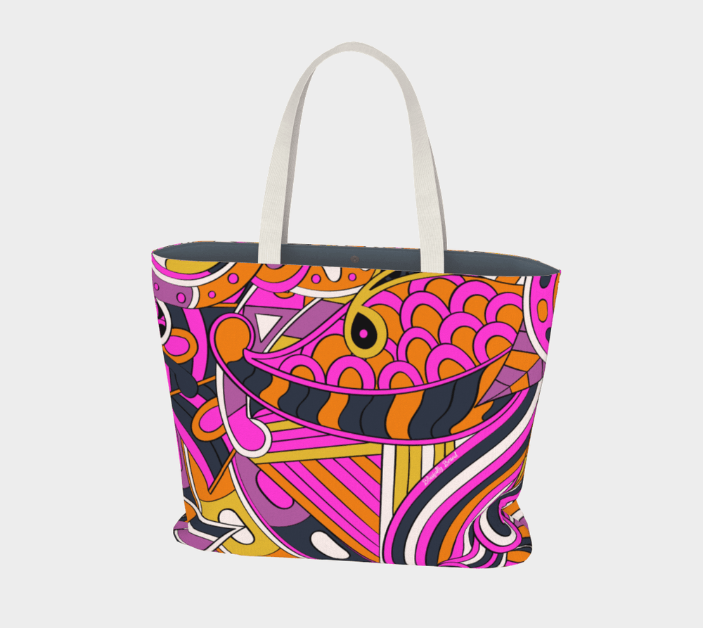 Ela Canvas Carry All Tote Bag - Blissfully Brand