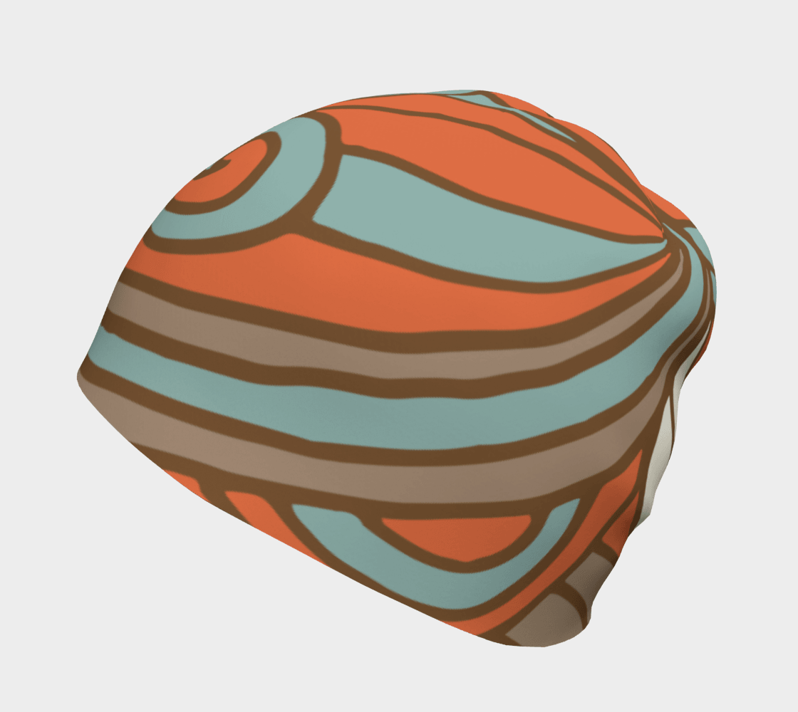 Win Beanie - Abstract Print | Bamboo lining