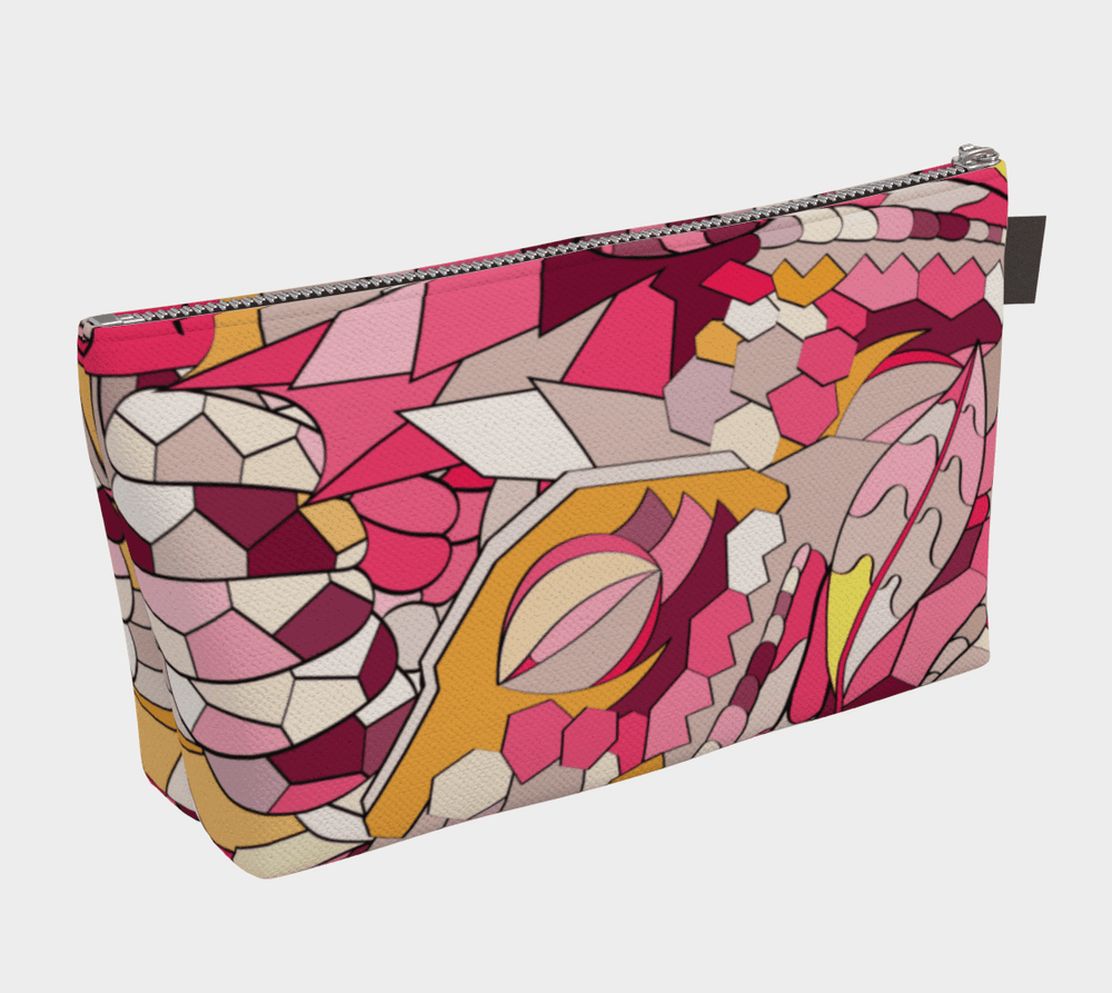 Perl Canvas Makeup Bag - Blissfully Brand