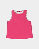 Perl Deep Pink Cropped Tank Top | Blissfully Brand