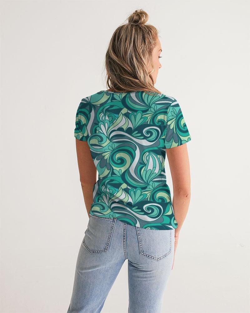 Mima Fitted V-Neck Tee - Blissfully Brand