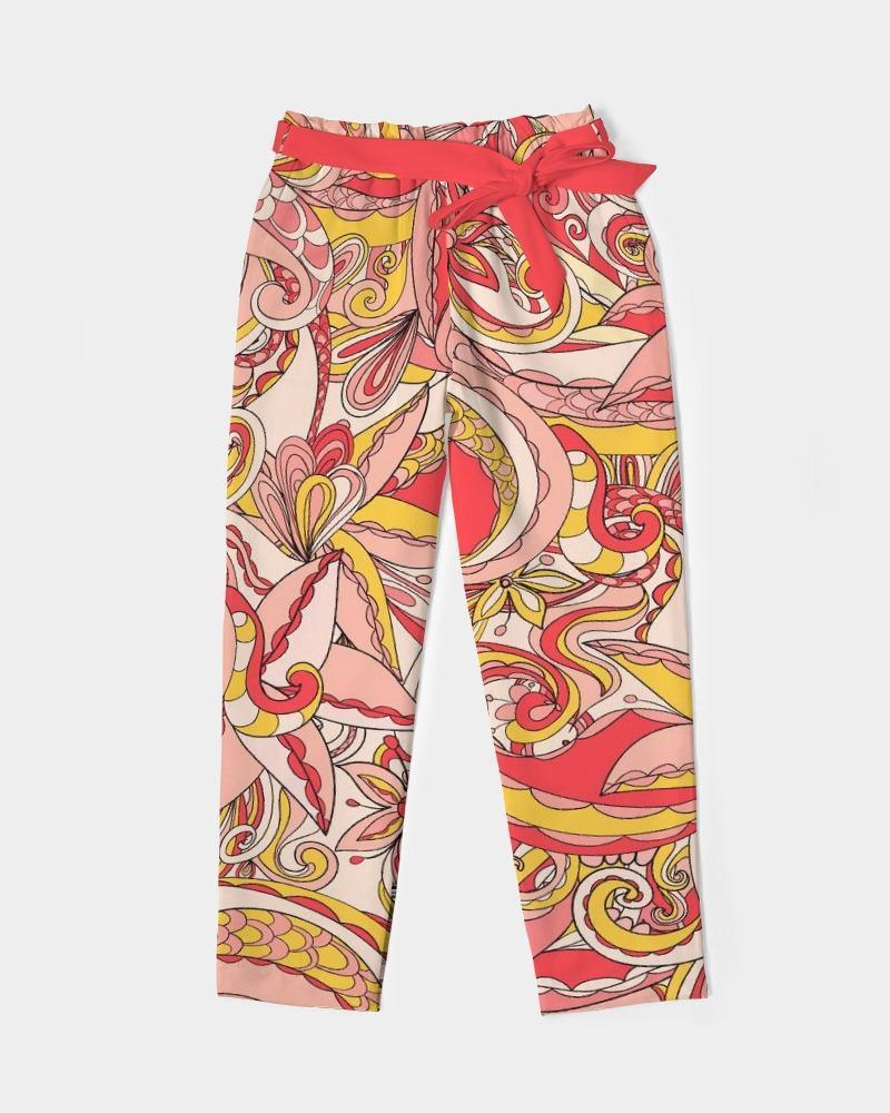 Patty Tie Waist Tapered Pants - Blissfully Brand