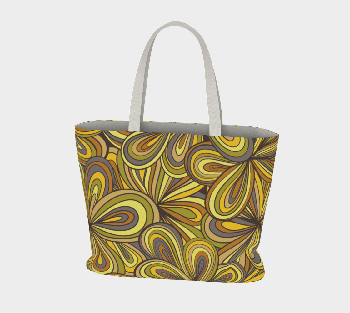 Mimosa Canvas Carry All Tote Bag - Blissfully Brand