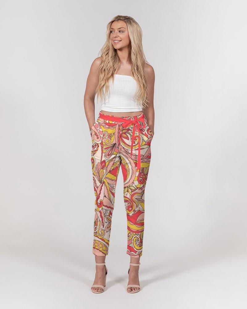 Patty Tie Waist Tapered Pants - Blissfully Brand