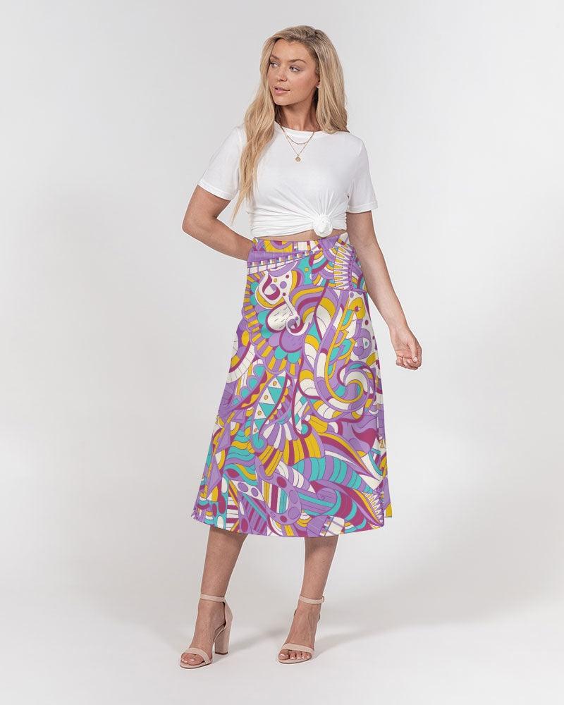 Yume A-line Midi Skirt - Blissfully Brand