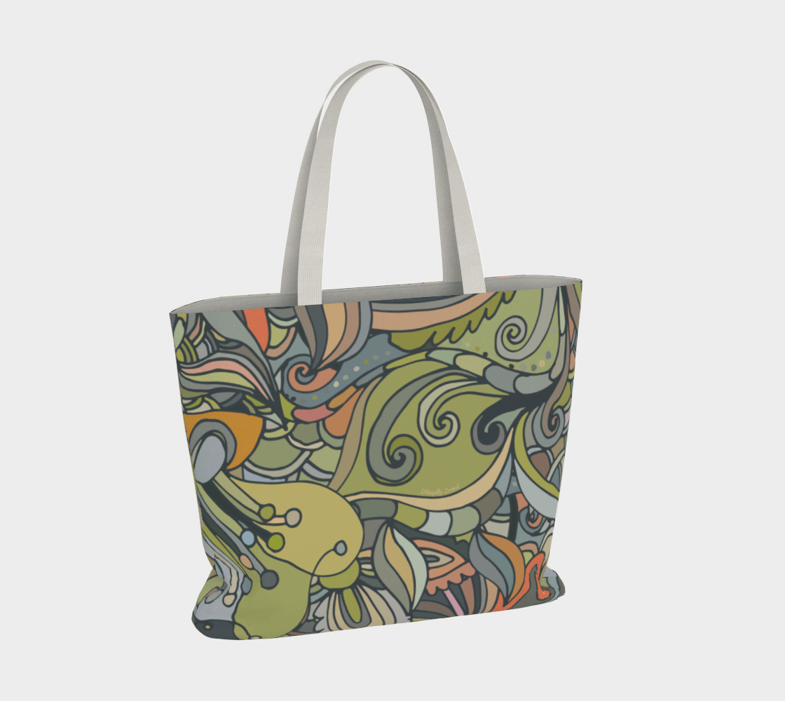 Jana Canvas Carry All Tote Bag - Blissfully Brand