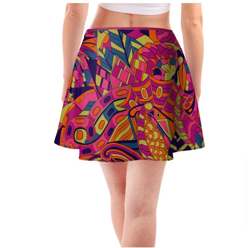 Lina Mini Skater Skirt - Blissfully Brand