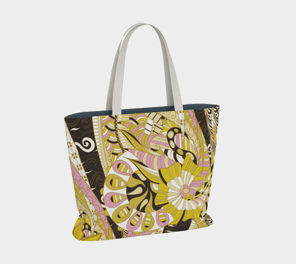 Marena Canvas Carry All Tote Bag - Blissfully Brand