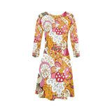 Pela 3/4 Sleeve Mini Dress - Blissfully Brand