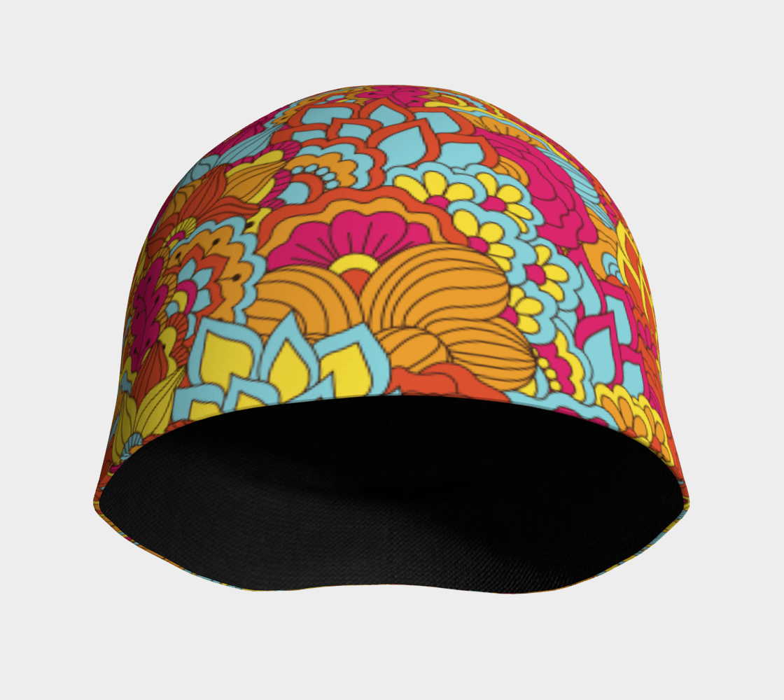 Nebula Beanie - Women's - Design Print - Available in S to XL - Poly & Bamboo | Blissfully Brand