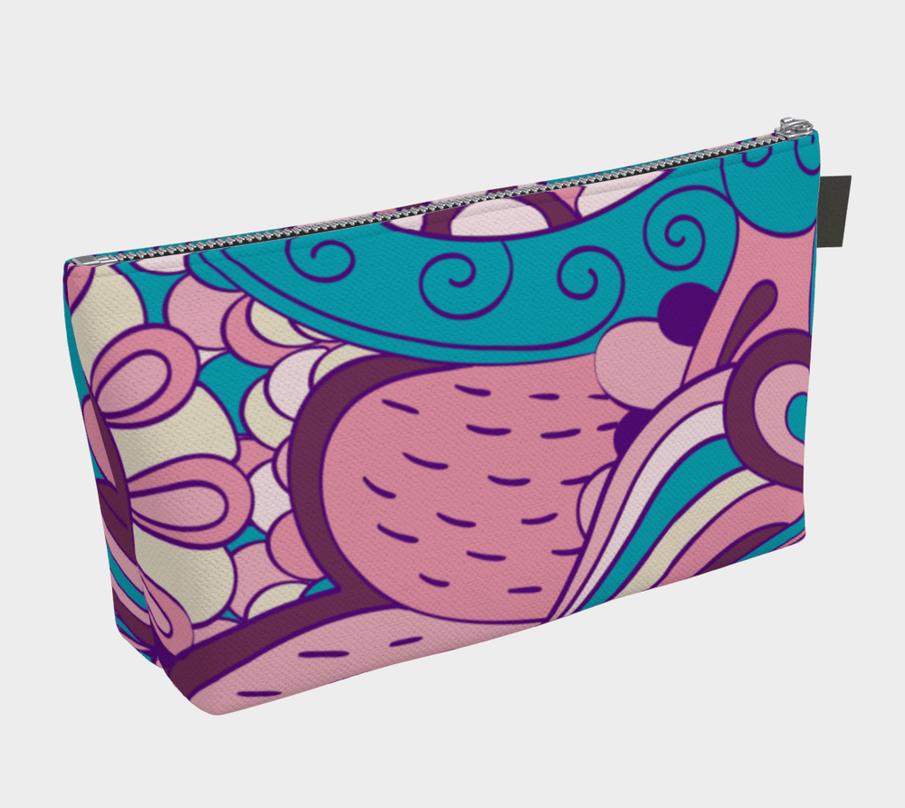 Antina Canvas Makeup Bag - Blissfully Brand