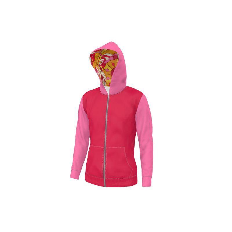 Decora Color Block Zip Polar Fleece Hoodie - Blissfully Brand